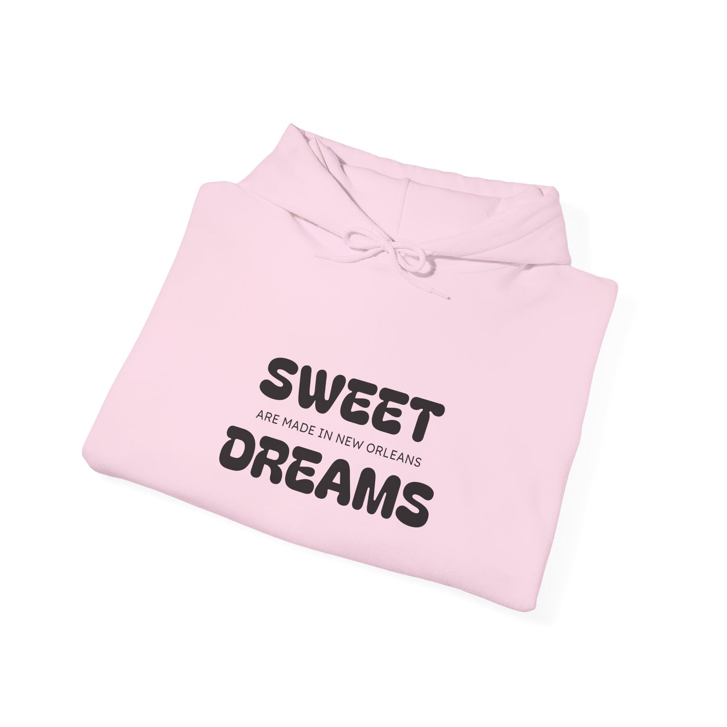 Live Beautiful Hoodie- Sweet Dreams are made in New Orleans -Cozy Sleepwear Hoodie, Gift for Dreamers, Chill Vibes, Casual Outfit, Inspirational Apparel