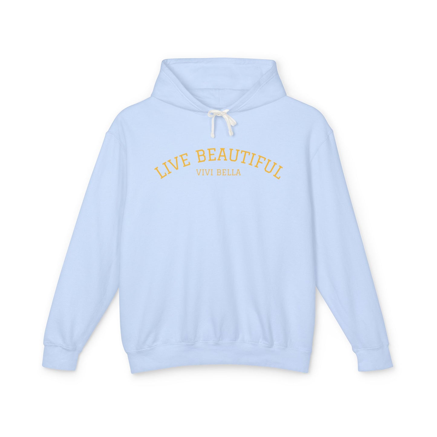 Live Beautiful Hoodie- It's the Journey Lightweight Hoodie Sweatshirt
