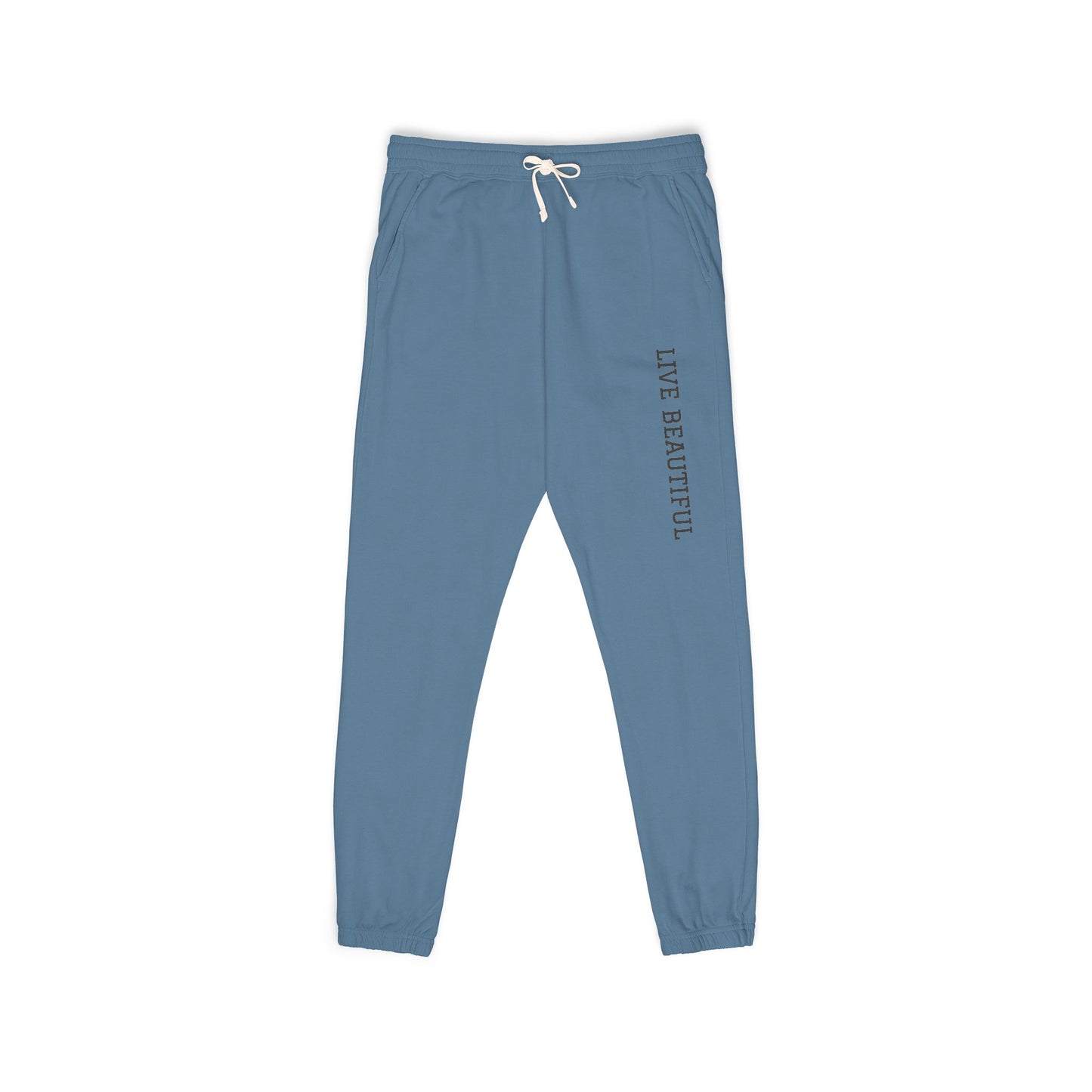 Live Beautiful- Fleece Sweatpants- for Relaxation | Loungewear, Casual Comfort, Everyday Essentials
