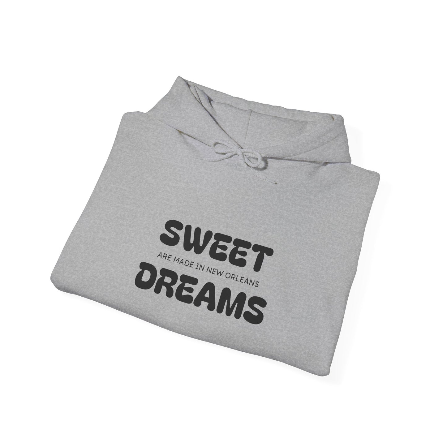 Live Beautiful Hoodie- Sweet Dreams are made in New Orleans -Cozy Sleepwear Hoodie, Gift for Dreamers, Chill Vibes, Casual Outfit, Inspirational Apparel