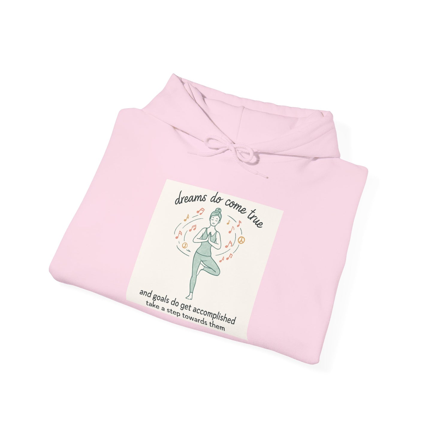Live Beautiful Hoodie l Take a Step Yogi Inspired- Hooded Sweatshirt, Cozy Hoodie, Inspirational Casual Wear, Comfort Clothing, Goal-Setting Fashion
