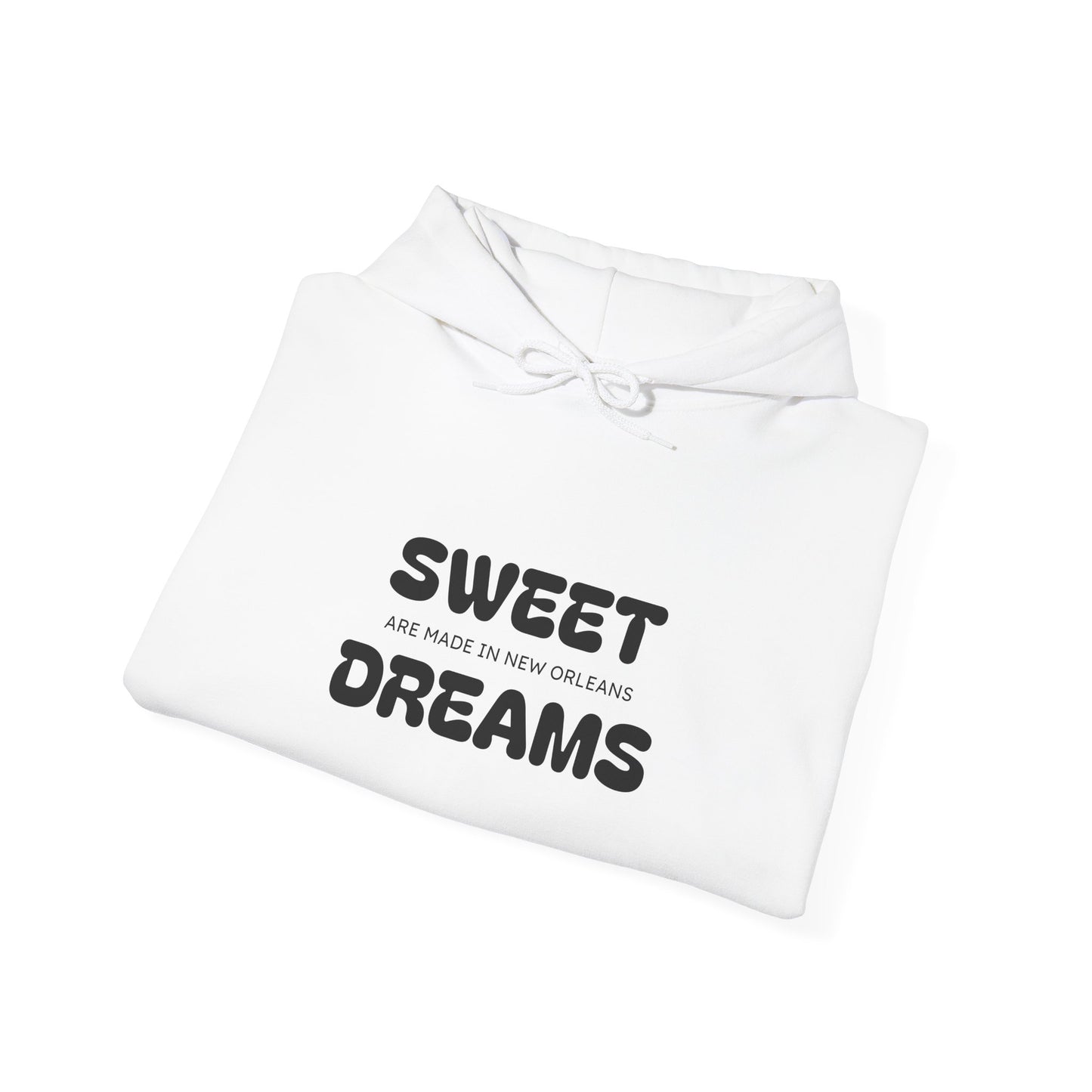 Live Beautiful Hoodie- Sweet Dreams are made in New Orleans -Cozy Sleepwear Hoodie, Gift for Dreamers, Chill Vibes, Casual Outfit, Inspirational Apparel