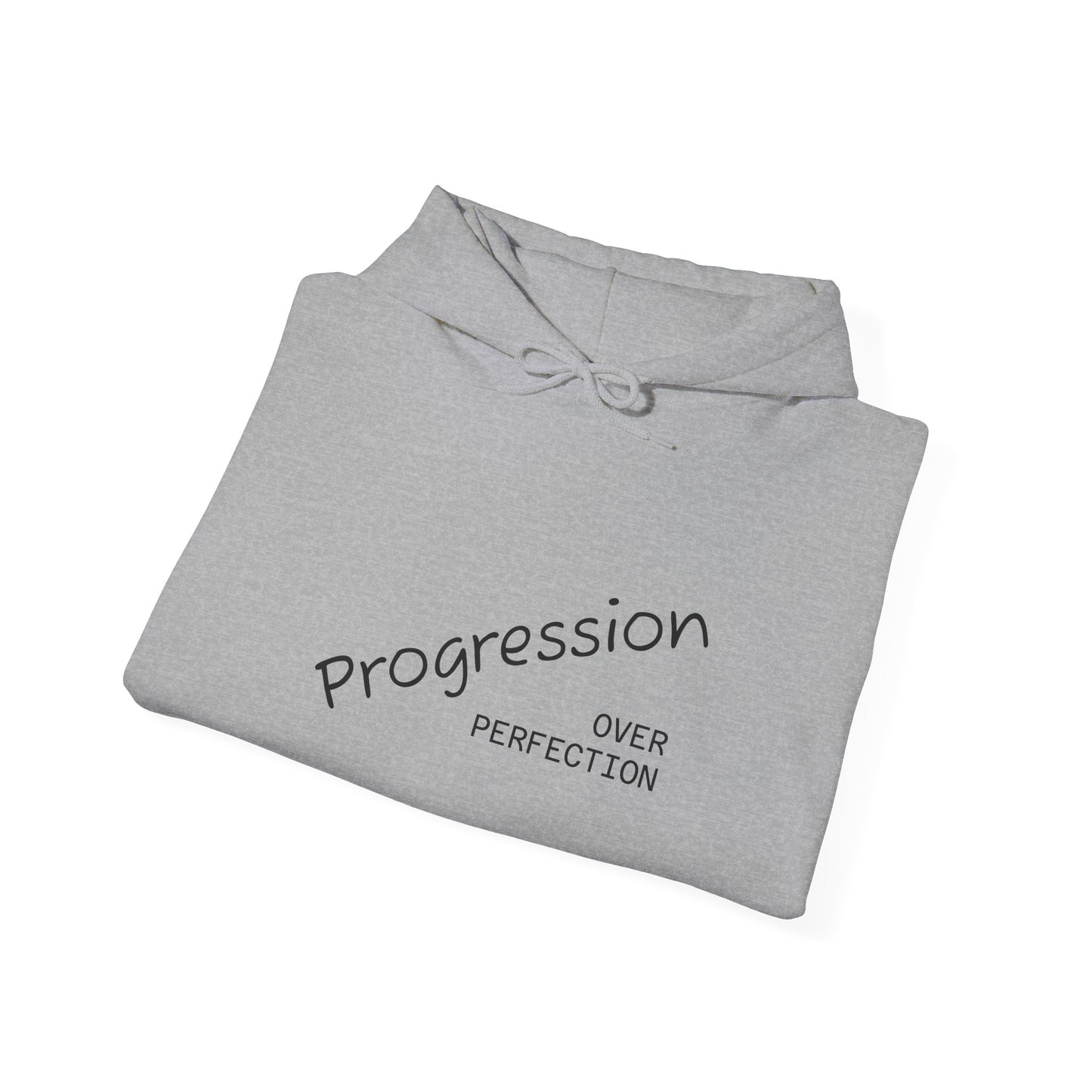 Live Beautiful Hoodie- Progression Over Perfection Hooded Sweatshirt