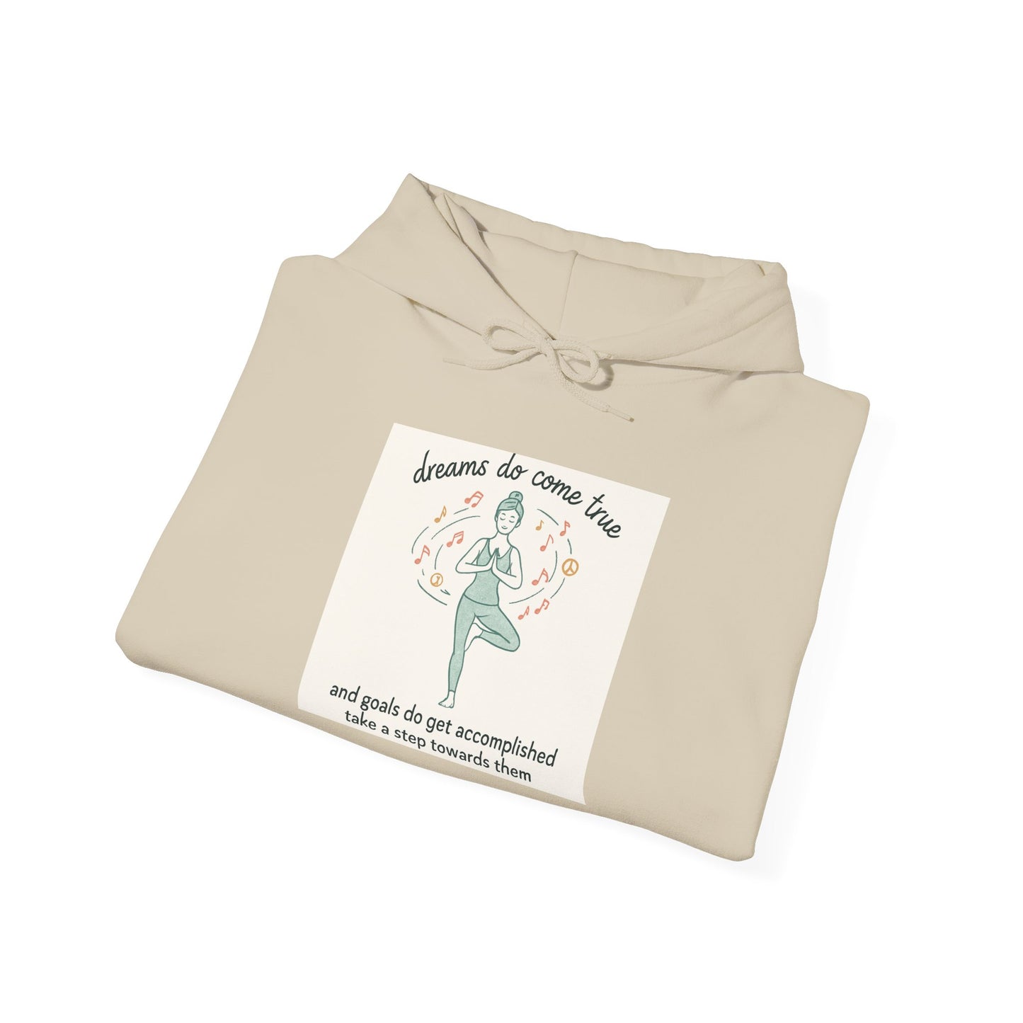 Live Beautiful Hoodie l Take a Step Yogi Inspired- Hooded Sweatshirt, Cozy Hoodie, Inspirational Casual Wear, Comfort Clothing, Goal-Setting Fashion