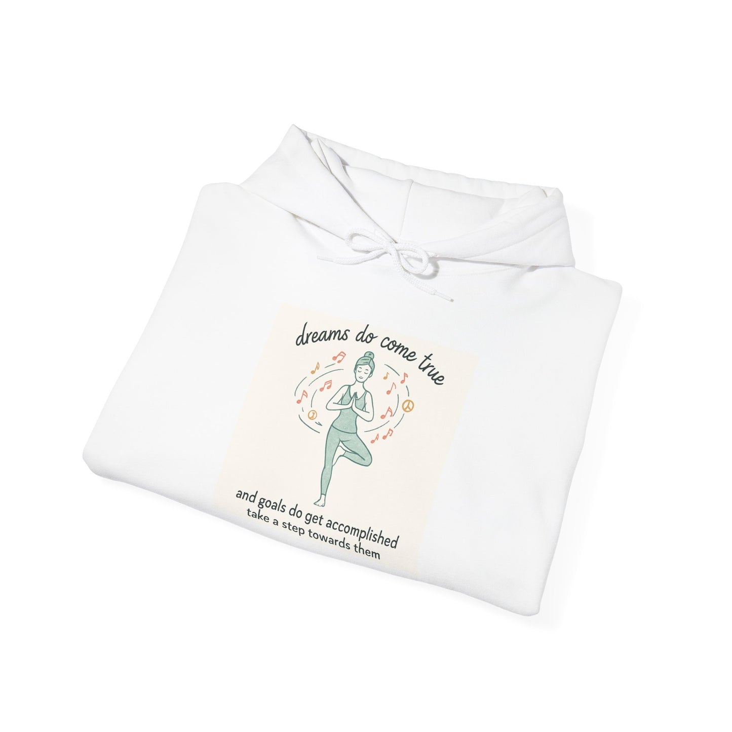 Live Beautiful Hoodie l Take a Step Yogi Inspired- Hooded Sweatshirt, Cozy Hoodie, Inspirational Casual Wear, Comfort Clothing, Goal-Setting Fashion