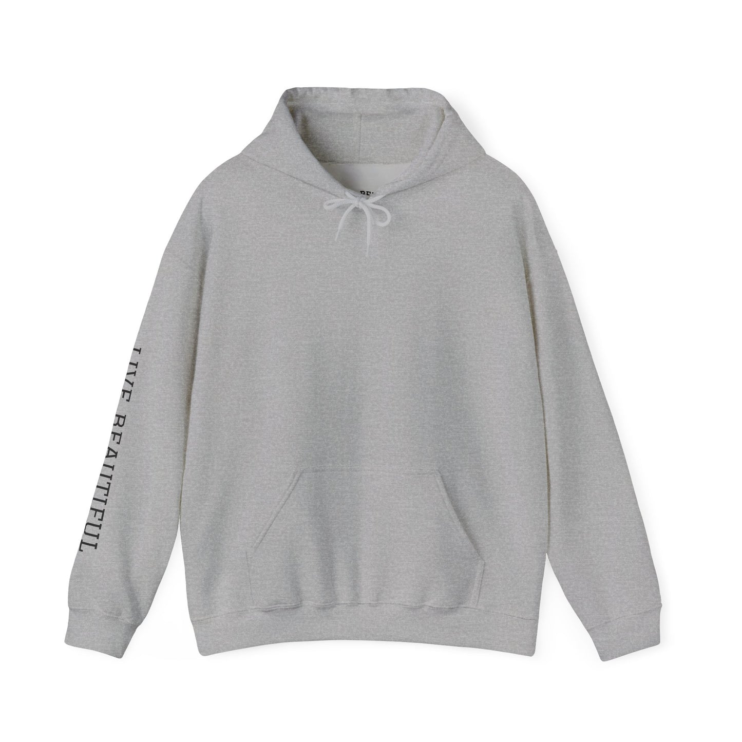 Live Beautiful Hoodie- VIVI BELLA- Beautiful Vibes Hooded Sweatshirt