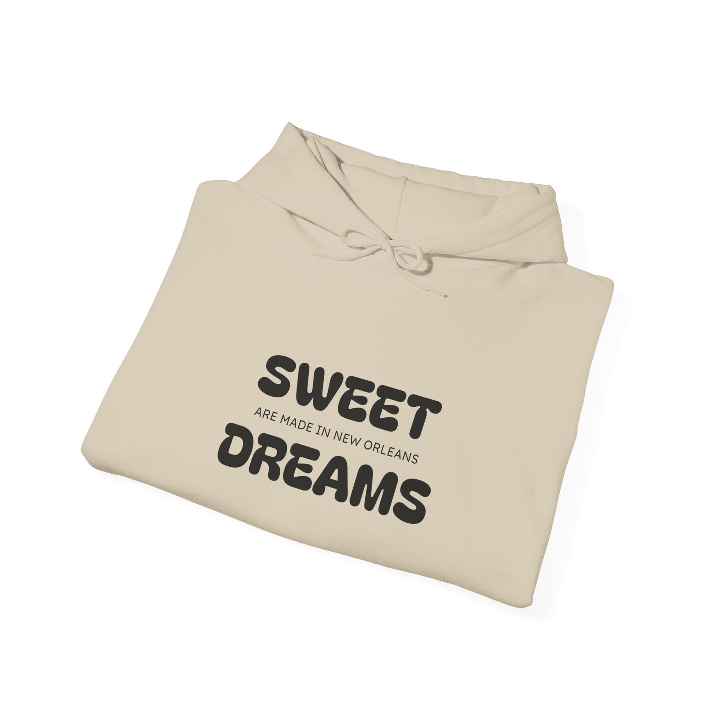 Live Beautiful Hoodie- Sweet Dreams are made in New Orleans -Cozy Sleepwear Hoodie, Gift for Dreamers, Chill Vibes, Casual Outfit, Inspirational Apparel
