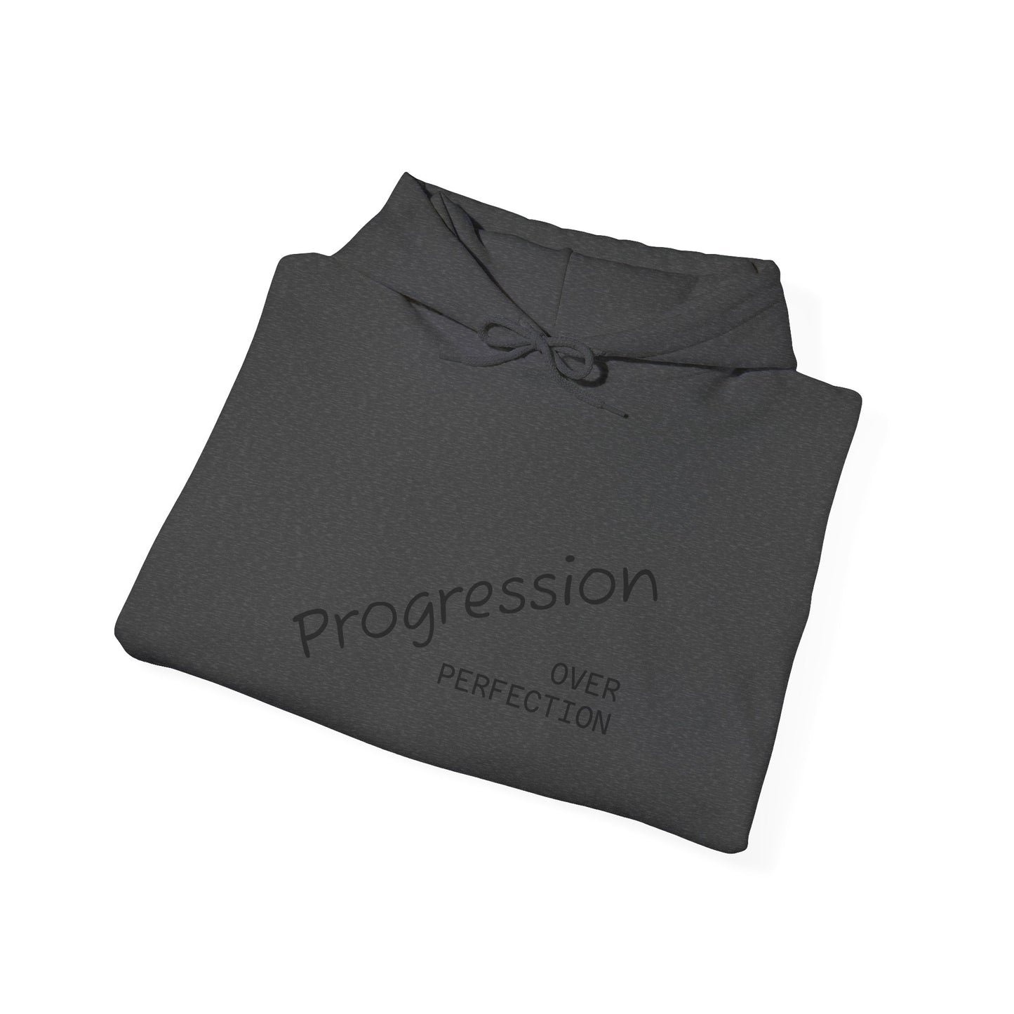 Live Beautiful Hoodie- Progression Over Perfection Hooded Sweatshirt