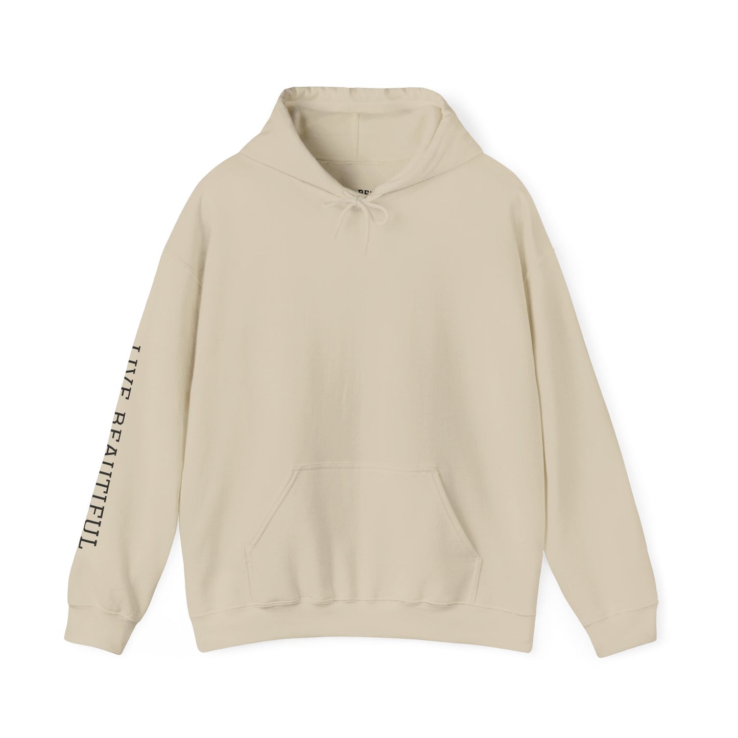Live Beautiful Hoodie- VIVI BELLA- Beautiful Vibes Hooded Sweatshirt