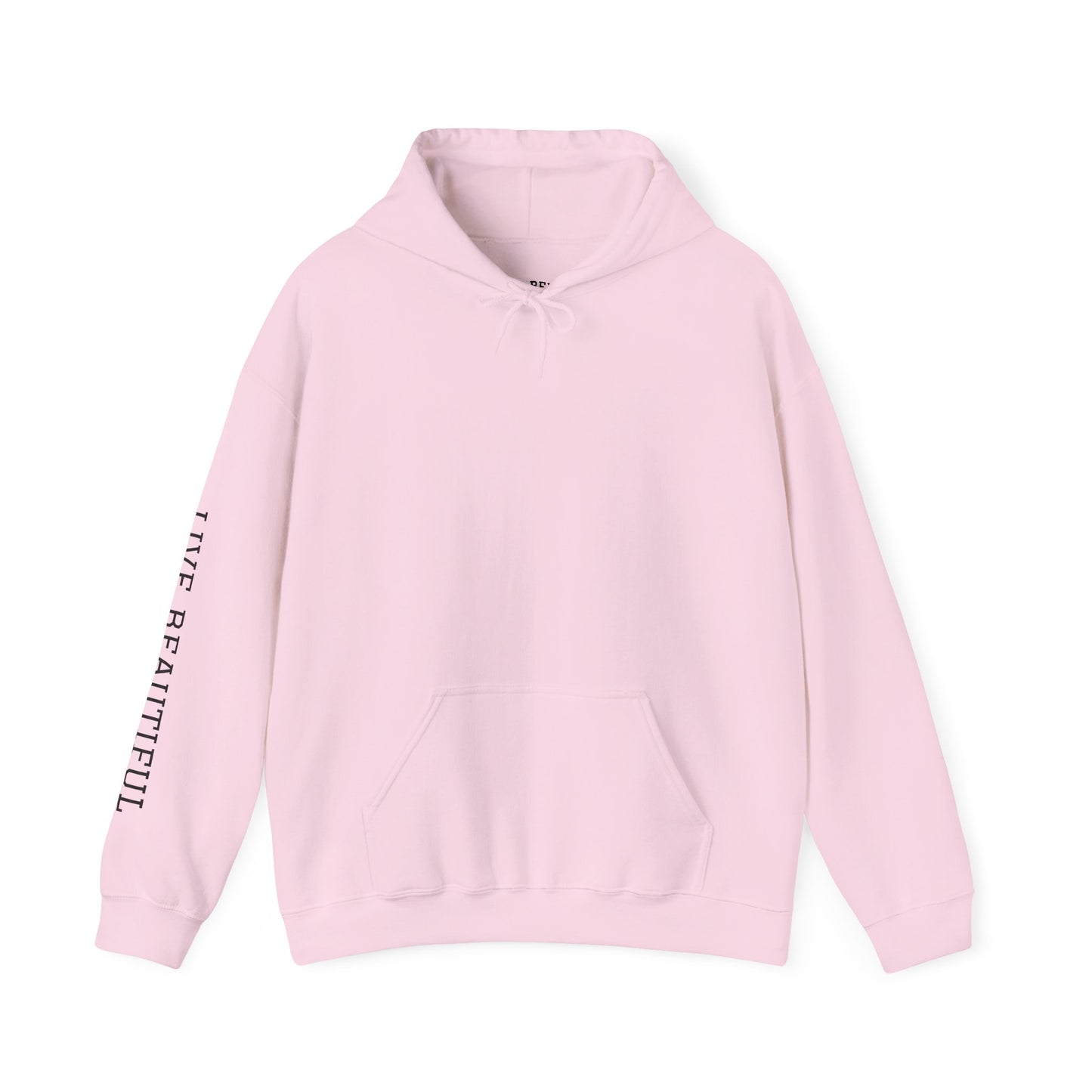 Live Beautiful Hoodie- VIVI BELLA- Beautiful Vibes Hooded Sweatshirt