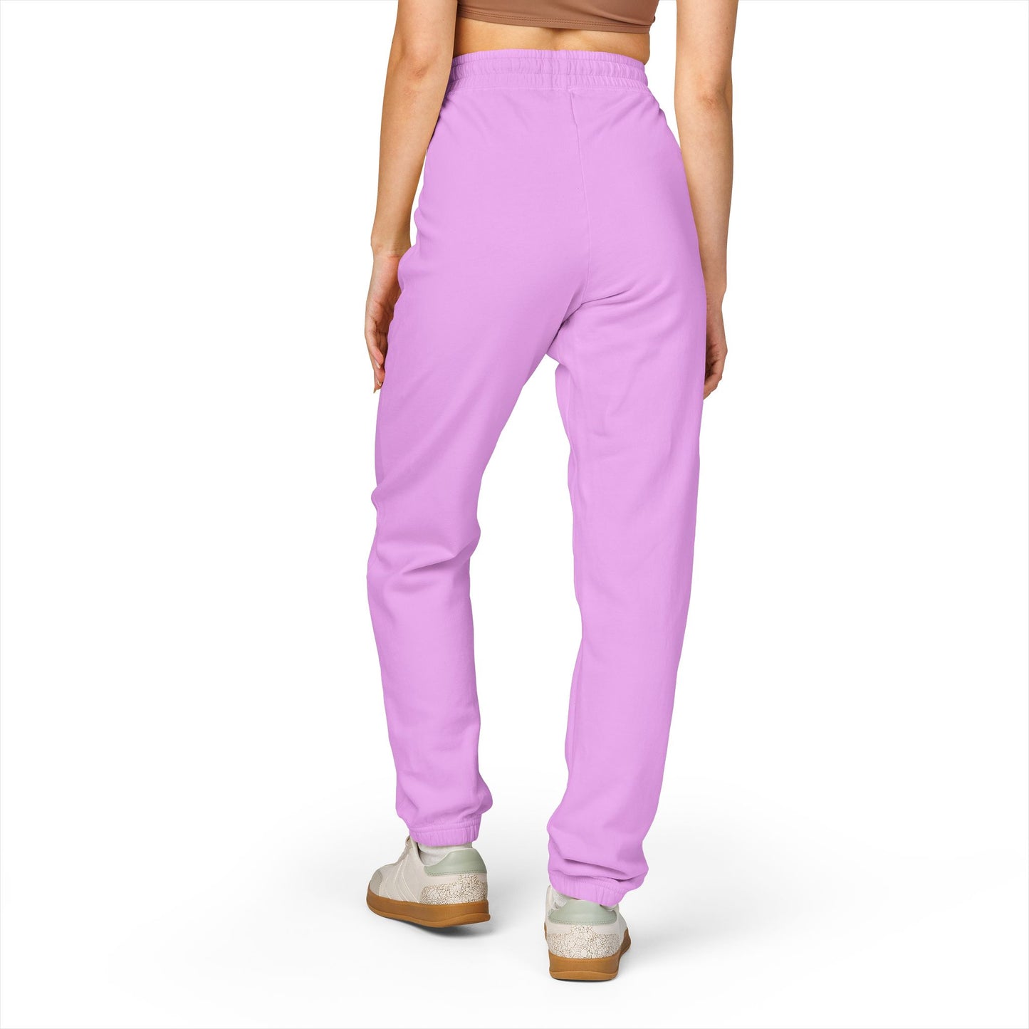 Live Beautiful Fleece Joggers- VIVI BELLLA Stamp Relaxed Fit Sweatpants, Comfortable Lounge Pants, Ideal for Gifts, Perfect for Home or Casual Outings