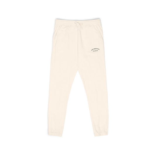 Live Beautiful Fleece Joggers- VIVI BELLA Sweatpants for Relaxation, Lounge Wear, Cozy Home Essentials, Perfect for Chill Days